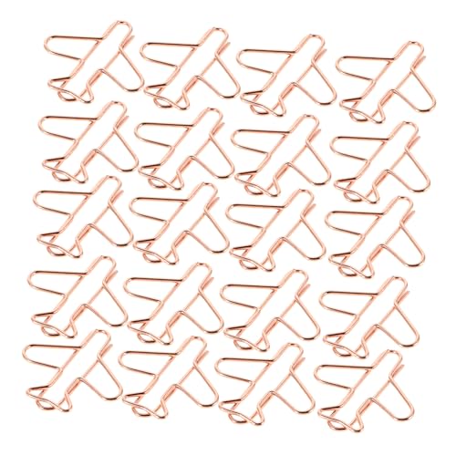 Gatuida 20 Stück Kreative Metall Büroklammern Einzigartige Lesezeichen für Schule Büro und Dokumentenorganisation Rosa Gold Gatuida 20 Stück Kreative Metall Büroklammern Einzigartige Lesezeichen für Schule Büro und Dokumentenorganisation Rosa Gold von Gatuida