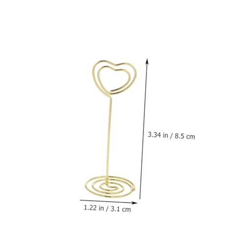 Gatuida 20 Stück Kreative Tischkartenhalter Herzform Praktische Memo Clips für Fotos Notizen Visitenkarten Stabile Vielseitige Clips für Büro Restaurant Party und Wohnraumdekoration Gatuida 20 Stück Kreative Tischkartenhalter Herzform Praktische Memo Clips für Fotos Notizen Visitenkarten Stabile Vielseitige Clips für Büro Restaurant Party und Wohnraumdekoration von Gatuida