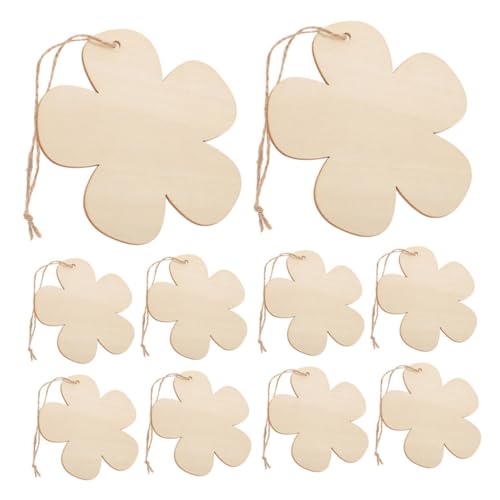 Gatuida 20 Stück Leere Holzschneidformen für Diy Projekte Bastelholzscheiben Dekorieren Handgemachte Ornamente für Zuhause und Familienaktivitäten von Gatuida