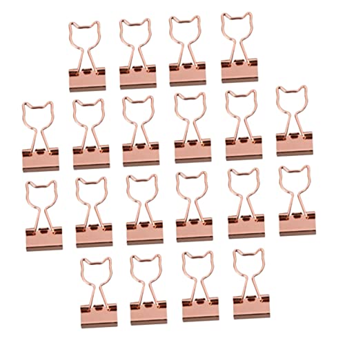 Gatuida 20 Stück Metall Binder Clips im Niedlichen Katzen Design Praktische Büroklammern für Schule Büro Stilvolle Organizer für Dokumente und Unterlagen Roségold Gatuida 20 Stück Metall Binder Clips im Niedlichen Katzen Design Praktische Büroklammern für Schule Büro Stilvolle Organizer für Dokumente und Unterlagen Roségold von Gatuida