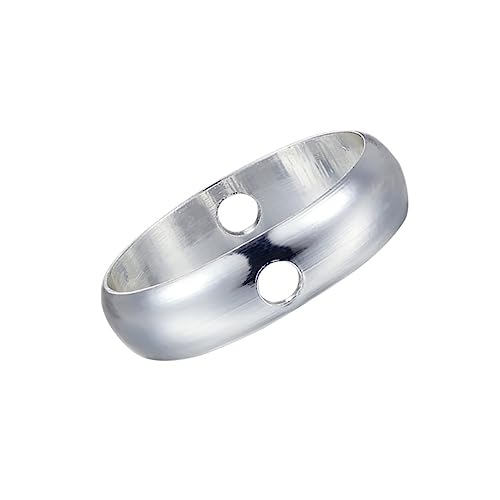 Gatuida 20 Stück Metallringe für DIY Schmuck Doppelloch Kreisförmige Ringe für Ohrringe und Armbänder Silber Außenø Innenø Hochwertige Schmuckaccessoires von Gatuida