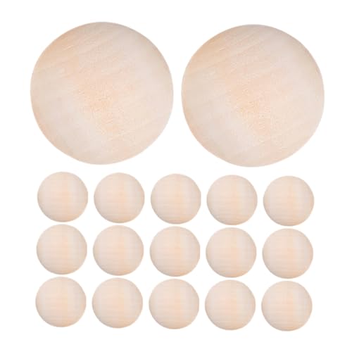 Gatuida 20 Stück Naturbelassene Holzkugeln Robuste Bastelperlen zum Bemalen für DIY Schmuck Kunstprojekte Weihnachtsdeko Kreative Handarbeit Vielseitige Holzperlen zum Auffädeln und Gatuida 20 Stück Naturbelassene Holzkugeln Robuste Bastelperlen zum Bemalen für DIY Schmuck Kunstprojekte Weihnachtsdeko Kreative Handarbeit Vielseitige Holzperlen zum Auffädeln und von Gatuida