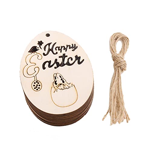 Gatuida 20 Stück Osterei-Dekorationen basteln für ostern basteln zu ostern osterbastelei Ostern Festdekoration Ostern Party Dekoration thematisiert Ornament geformt aus Partyschmuck Bambus von Gatuida