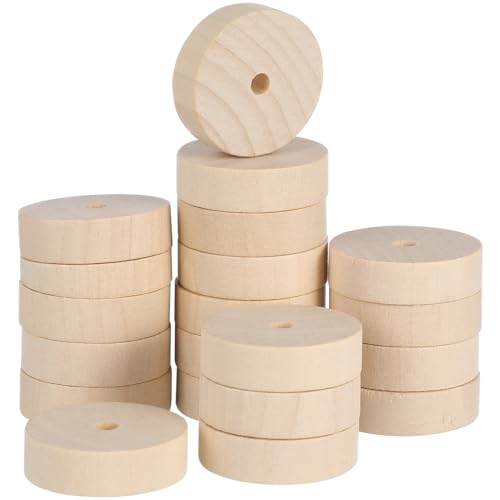 Gatuida 20 Stück Radspielzeugzubehör Modellzubehör Selber Machen Räder Für Spielzeugautos Räder Für Wagen Rad Selber Machen Gebäude Rollen Räder Für Modellautos Und Khaki Hölzern von Gatuida