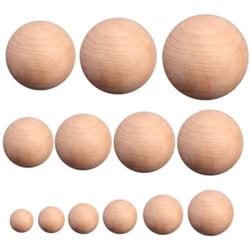 Gatuida 20 Stück Runde Holzkugeln Durchmesser Naturbelassene Massive Holz Bastelkugeln für DIY Schmuck Malen Basteln und Dekorationen Gatuida 20 Stück Runde Holzkugeln Durchmesser Naturbelassene Massive Holz Bastelkugeln für DIY Schmuck Malen Basteln und Dekorationen von Gatuida