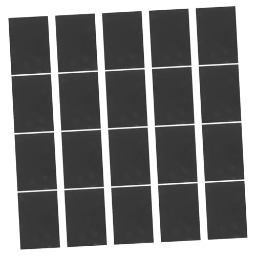 Gatuida 20 Stück Schwarzes Kartonpapier Bastelkarton für Scrapbooking DIY Projekte Drucker Kompatibel für Einladungen Menüs und Visitenkarten von Gatuida