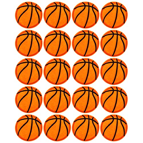 Gatuida 20 Stück Stickerei Flicken für Kleidung Multifunktionale Applikationen mit Basketball für Jeans Taschen Jacken und Mehr von Gatuida
