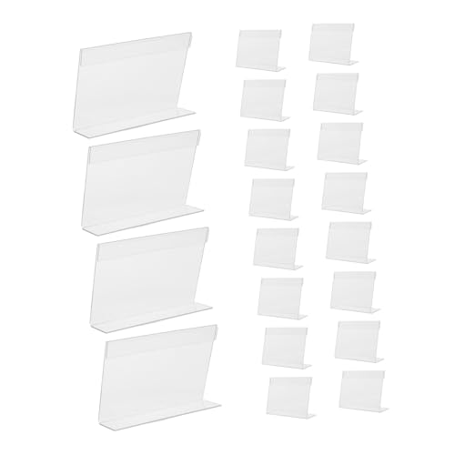 Gatuida 20 Stück Teiliges Acryl Preisschild Display Transparente Förmige Etikettenhalter Stabiler Aufsteller für Schreibtisch Supermarkt und Kühlschrank Bruchsicher und Langlebig Gatuida 20 Stück Teiliges Acryl Preisschild Display Transparente Förmige Etikettenhalter Stabiler Aufsteller für Schreibtisch Supermarkt und Kühlschrank Bruchsicher und Langlebig von Gatuida