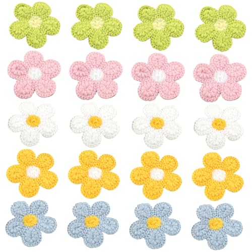Gatuida 20 Stück Teiliges Bestickte Farbige Blüten Patches Strapazierfähige Kompakte DIY Aufnäher für Kleidung Hüte und Taschen Dekorative Stoffapplikationen in Orange Grün Gatuida 20 Stück Teiliges Bestickte Farbige Blüten Patches Strapazierfähige Kompakte DIY Aufnäher für Kleidung Hüte und Taschen Dekorative Stoffapplikationen in Orange Grün von Gatuida