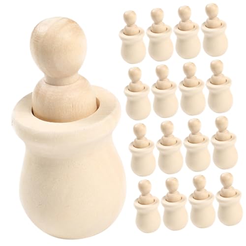 Gatuida 20 Stück Teiliges Blanko Holzfiguren zum Bemalen Glatte Oberfläche DIY Holzpuppen für Gestalten und Dekoration Fördert Kreativität und Handfertigkeit Gatuida 20 Stück Teiliges Blanko Holzfiguren zum Bemalen Glatte Oberfläche DIY Holzpuppen für Gestalten und Dekoration Fördert Kreativität und Handfertigkeit von Gatuida