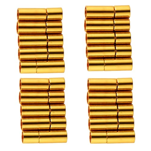 Gatuida 20 Stück Teiliges DIY Armbandverschluss Handgemachte Schmuckzubehör für und Armbänder Goldfarben Innenloch für Kreative Bastelarbeiten von Gatuida