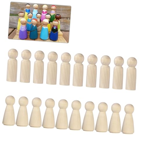Gatuida 20 Stück Teiliges DIY Holzfiguren für Bemalbare Holzspielzeug Puppen Jungen und Mädchen Glatte Oberfläche Leichte und Langlebige Holzhandwerks deko für Kreative Bastelprojekte Gatuida 20 Stück Teiliges DIY Holzfiguren für Bemalbare Holzspielzeug Puppen Jungen und Mädchen Glatte Oberfläche Leichte und Langlebige Holzhandwerks deko für Kreative Bastelprojekte von Gatuida