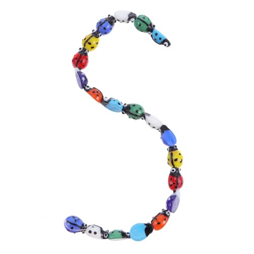 Gatuida 20 Stück Teiliges DIY Marienkäfer Glasperlen Bunte Handgefertigte Schmuckzubehör für Armbänder Halsketten Basteln Langlebig und Dekorativ Zufällige Farbe Gatuida 20 Stück Teiliges DIY Marienkäfer Glasperlen Bunte Handgefertigte Schmuckzubehör für Armbänder Halsketten Basteln Langlebig und Dekorativ Zufällige Farbe von Gatuida