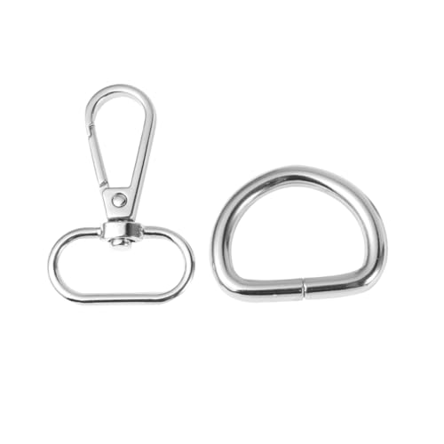 Gatuida 20 Stück Teiliges DIY Schlüsselanhänger aus Robustem Zinklegierungs Multifunktionale Hundeschlaufe und Kreative Tasche Befestigung Silberfarbene Karabiner für Zuhause und Outdoor Gatuida 20 Stück Teiliges DIY Schlüsselanhänger aus Robustem Zinklegierungs Multifunktionale Hundeschlaufe und Kreative Tasche Befestigung Silberfarbene Karabiner für Zuhause und Outdoor von Gatuida