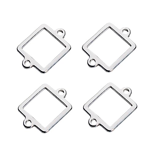 Gatuida 20 Stück Teiliges Doppel Loch Anhänger Verbinder Basis Korrosionsbeständig Robust für DIY Schmuckherstellung Silberfarbene Schmuckverbindungsstücke für Anhänger und Ketten Gatuida 20 Stück Teiliges Doppel Loch Anhänger Verbinder Basis Korrosionsbeständig Robust für DIY Schmuckherstellung Silberfarbene Schmuckverbindungsstücke für Anhänger und Ketten von Gatuida