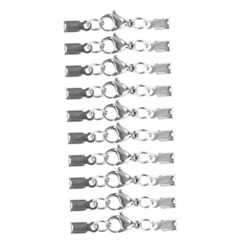Gatuida 20 Stück Teiliges Edelstahl Lobster Verschluss für Schmuckverbinder Robust und Langlebig für DIY Armbänder und Halsketten Leicht und Einfach zu Ersetzen für Handgefertigte Gatuida 20 Stück Teiliges Edelstahl Lobster Verschluss für Schmuckverbinder Robust und Langlebig für DIY Armbänder und Halsketten Leicht und Einfach zu Ersetzen für Handgefertigte von Gatuida