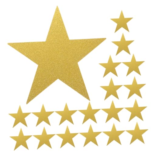 Gatuida 20 Stück Teiliges Goldene Papiersterne DIY Cutouts Glitzernde Ausschnitte für Kindergarten Klassenzimmer Pinnwand und Partydekoration Langlebige Papiersterne zum Aufhängen und Gatuida 20 Stück Teiliges Goldene Papiersterne DIY Cutouts Glitzernde Ausschnitte für Kindergarten Klassenzimmer Pinnwand und Partydekoration Langlebige Papiersterne zum Aufhängen und von Gatuida