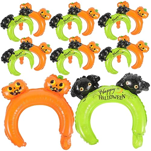 Gatuida 20 Stück Teiliges Halloween Ballon aus Folie mit Niedlichen Cartoon Motiven Inklusive Spinnen und Kürbis Ballons Leichte und Wiederverwendbare Wanddekoration für Bar Ktv und von Gatuida