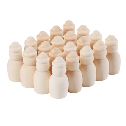 Gatuida 20 Stück Teiliges Holz DIY Bastelset mit Glatten Mini Figuren Bemalbare Holzdekoration Kreative Handwerksprojekte Fantasie und Feinmotorik Gatuida 20 Stück Teiliges Holz DIY Bastelset mit Glatten Mini Figuren Bemalbare Holzdekoration Kreative Handwerksprojekte Fantasie und Feinmotorik von Gatuida