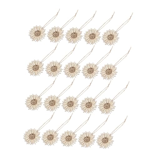 Gatuida 20 Stück Teiliges Holz Sonnenblumen Anhänger DIY Naturbelassene Holzblumen zum Bemalen Handgefertigte Wanddekoration Robustem Naturmaterial Vielseitig für Kreative Bastelprojekte Gatuida 20 Stück Teiliges Holz Sonnenblumen Anhänger DIY Naturbelassene Holzblumen zum Bemalen Handgefertigte Wanddekoration Robustem Naturmaterial Vielseitig für Kreative Bastelprojekte von Gatuida