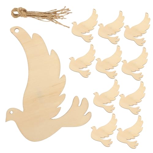 Gatuida 20 Stück Teiliges Holzanhänger Vogel form Holzverzierung mit DIY Bastelmaterial für Handgemachte Dekoration Nachhaltige Holzscheiben für Party Hochzeit Malerei und Wohnkultur Gatuida 20 Stück Teiliges Holzanhänger Vogel form Holzverzierung mit DIY Bastelmaterial für Handgemachte Dekoration Nachhaltige Holzscheiben für Party Hochzeit Malerei und Wohnkultur von Gatuida