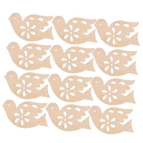 Gatuida 20 Stück Teiliges Holzscheiben mit Friedenstauben Unbemalte Holzchip Ausschnitte Leichte DIY Bastelmaterialien zum Bemalen Kreative Holzfiguren für Dekorationen Gatuida 20 Stück Teiliges Holzscheiben mit Friedenstauben Unbemalte Holzchip Ausschnitte Leichte DIY Bastelmaterialien zum Bemalen Kreative Holzfiguren für Dekorationen von Gatuida