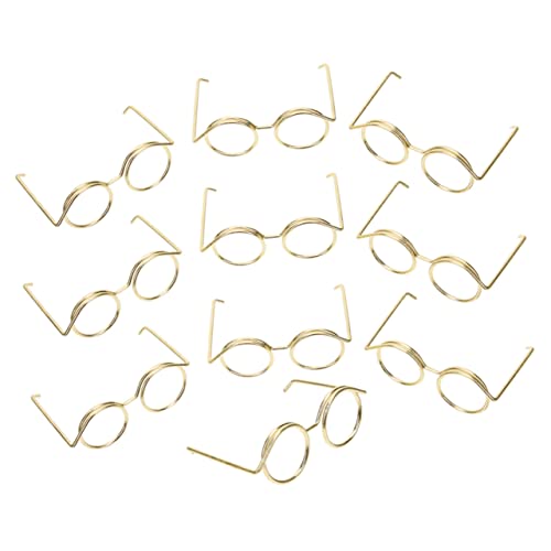 Gatuida 20 Stück Teiliges Mini Brillen für Puppen Metallrahmen für DIY Outfits und Fotografie Requisiten Zubehör für Puppenhaus und Puppenmode Gatuida 20 Stück Teiliges Mini Brillen für Puppen Metallrahmen für DIY Outfits und Fotografie Requisiten Zubehör für Puppenhaus und Puppenmode von Gatuida