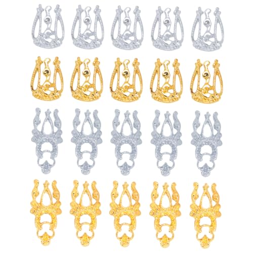 Gatuida 20 Stück Teiliges Nail Art Dekor Goldene und Silberne Nagelornamente aus Legierung Flache Rückseite DIY Maniküre Zubehör für Modische und Stilvolle Nageldesigns Gatuida 20 Stück Teiliges Nail Art Dekor Goldene und Silberne Nagelornamente aus Legierung Flache Rückseite DIY Maniküre Zubehör für Modische und Stilvolle Nageldesigns von Gatuida