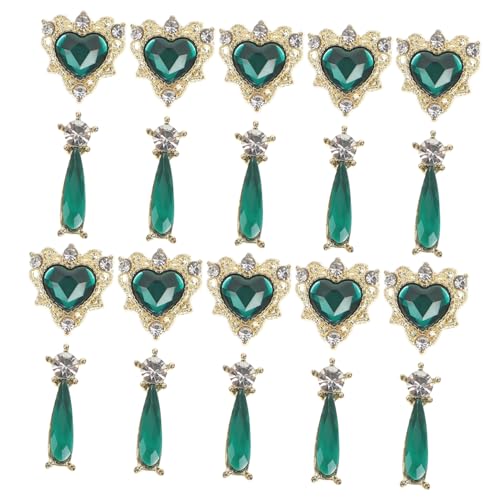 Gatuida 20 Stück Teiliges Nail Charm aus Langlebiger Legierung und Flacher Boden für Einfache Anwendung Nageldekorationen für DIY Maniküre für Frauen und Nail Art Enthusiasten Gatuida 20 Stück Teiliges Nail Charm aus Langlebiger Legierung und Flacher Boden für Einfache Anwendung Nageldekorationen für DIY Maniküre für Frauen und Nail Art Enthusiasten von Gatuida