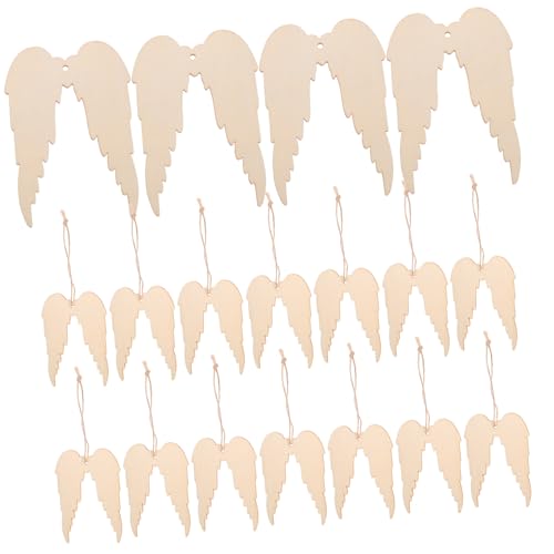 Gatuida 20 Stück Teiliges Naturbelassene Holzflügel zum Bemalen Glatte Oberfläche Engelsflügel Form DIY Deko für Weihnachten Geburtstagsfeiern Partyaccessoires und Geschenkanhänger Gatuida 20 Stück Teiliges Naturbelassene Holzflügel zum Bemalen Glatte Oberfläche Engelsflügel Form DIY Deko für Weihnachten Geburtstagsfeiern Partyaccessoires und Geschenkanhänger von Gatuida