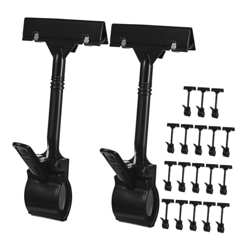 Gatuida 20 Stück Teiliges Preisetiketten Clips aus Robustem Kunststoff Drehbare Schildhalter mit Sicherem Verschlussdesign für Supermarktregale und Verkaufsstände im Einzelhandel Gatuida 20 Stück Teiliges Preisetiketten Clips aus Robustem Kunststoff Drehbare Schildhalter mit Sicherem Verschlussdesign für Supermarktregale und Verkaufsstände im Einzelhandel von Gatuida