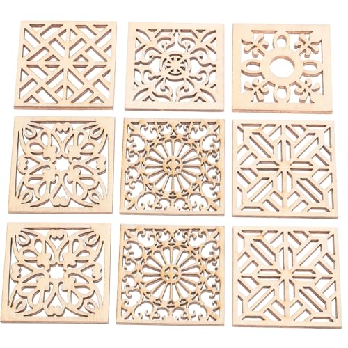 Gatuida 20 Stück Teiliges Quadratische Holzscheiben Boho stil Holzstücke für Bastelprojekte DIY holzornamente mit Floralen Ausschnitten Natürliche Holzdekoration für Hochzeit Geburtstag Gatuida 20 Stück Teiliges Quadratische Holzscheiben Boho stil Holzstücke für Bastelprojekte DIY holzornamente mit Floralen Ausschnitten Natürliche Holzdekoration für Hochzeit Geburtstag von Gatuida