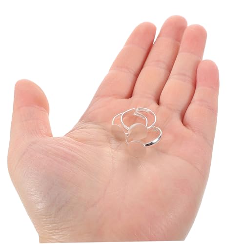 Gatuida 20 Stück Teiliges Schmuckbastelset Verstellbare Blank Ring Bases aus Metall Runde DIY Ringhalter für Schmuckherstellung Resin und Bastelprojekte Einstellbare Ringgrößen Gatuida 20 Stück Teiliges Schmuckbastelset Verstellbare Blank Ring Bases aus Metall Runde DIY Ringhalter für Schmuckherstellung Resin und Bastelprojekte Einstellbare Ringgrößen von Gatuida