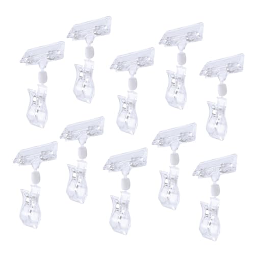 Gatuida 20 Stück Teiliges Transparentes Preisschild halter Drehbare Werbeclip klammern für Schilder Vielseitig Einsetzbar für Supermarkt Ladentheke Etikettenhalter Einfache Installation Gatuida 20 Stück Teiliges Transparentes Preisschild halter Drehbare Werbeclip klammern für Schilder Vielseitig Einsetzbar für Supermarkt Ladentheke Etikettenhalter Einfache Installation von Gatuida