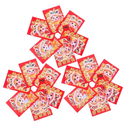Gatuida 20 Stück Traditionelle Rote Umschläge Jahr Des Pferdes mit Cartoon Pferd Stabile Papierverarbeitung Vielseitig für Lunar Year Hochzeit Geburtstag Festliche Geldgeschenke von Gatuida
