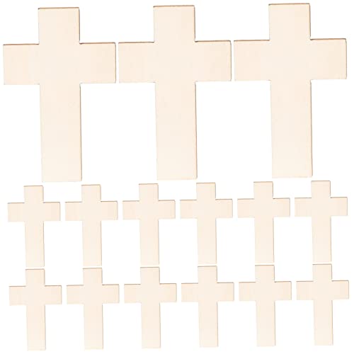 Gatuida 20 Stück Unfertige Kreuz Holzstückchen DIY Bastelholz für Glatte Oberflächen für Dekoration und Kreative Projekte Gatuida 20 Stück Unfertige Kreuz Holzstückchen DIY Bastelholz für Glatte Oberflächen für Dekoration und Kreative Projekte von Gatuida