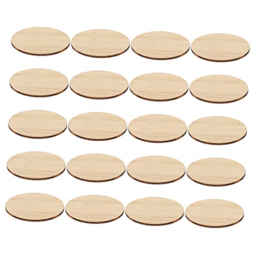Gatuida 20 Stück Unvollendete Runde Holzscheiben für DIY Malen Naturholz Bastelmaterial für Kreative Projekte für Dekorationen und Schulbelohnungen Gatuida 20 Stück Unvollendete Runde Holzscheiben für DIY Malen Naturholz Bastelmaterial für Kreative Projekte für Dekorationen und Schulbelohnungen von Gatuida