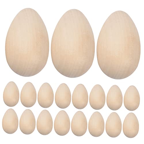 Gatuida 20 Stück bemaltes Holzspielzeug unvollendet Ei Jagd Dekorationen Dekorativ Fälschung zum Bemalen Ostern-DIY-Dekoration Osterfoto -Requisiten osterhandwerk dekoration hölzern Gatuida 20 Stück bemaltes Holzspielzeug unvollendet Ei Jagd Dekorationen Dekorativ Fälschung zum Bemalen Ostern-DIY-Dekoration Osterfoto -Requisiten osterhandwerk dekoration hölzern von Gatuida