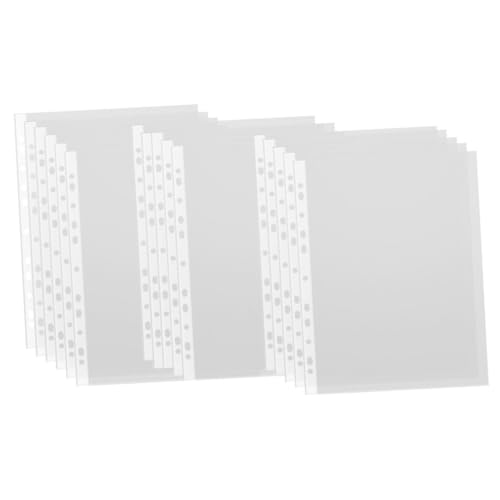 Gatuida 200 Stck Transparente Dokumententaschen Löchern Wiederverwendbare Dateihüllen für Büro Klare Lose Schutzhüllen Praktische Organizer für Ordner und Akten Gatuida 200 Stck Transparente Dokumententaschen Löchern Wiederverwendbare Dateihüllen für Büro Klare Lose Schutzhüllen Praktische Organizer für Ordner und Akten von Gatuida