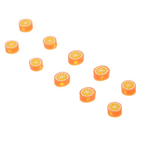 Gatuida 200 Stück DIY Frucht Design Perlen Polymer Clay Beads für Schmuckherstellung Bastelmaterial für Armbänder und für Kreative Projekte und Kinderaktivitäten von Gatuida