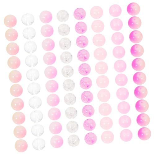 Gatuida 200 Stück Glasperlen Crushed Glass Spacer Charms Perlen zum Auffädeln für DIY Schmuckherstellung Armbänder Halsketten Basteln und Handwerksprojekte von Gatuida
