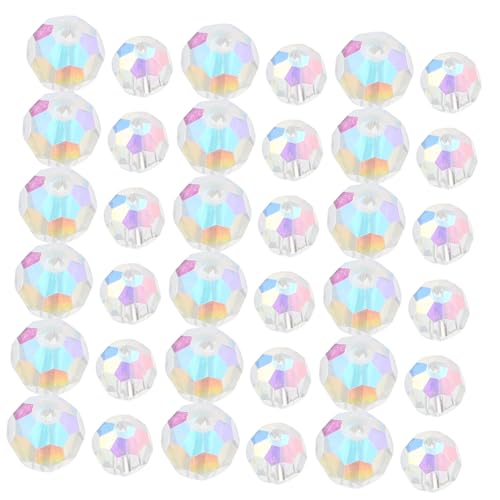 Gatuida 200 Stück Glasperlen Runde Spacer Beads für Schmuckherstellung DIY Bastelprojekte und Kreative Dekorationen Gatuida 200 Stück Glasperlen Runde Spacer Beads für Schmuckherstellung DIY Bastelprojekte und Kreative Dekorationen von Gatuida