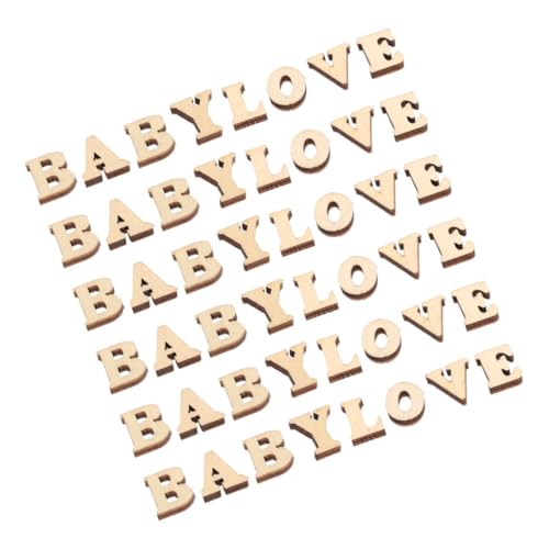 Gatuida 200 Stück Kleine Holzbuchstaben zum Basteln Ungefüllte DIY Buchstaben aus Holz Feine Verarbeitung Vielseitig für Kreative Projekte Lernspielzeug Dekoration Zuhause von Gatuida
