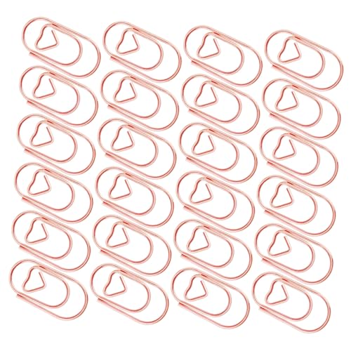 Gatuida 200 Stück Mini Herzförmige Büroklammern aus Metall Kleine Papierklammern aus Carbonstahl Praktische Dokumentenklammern für Büro Schule und Zuhause Rosegold Gatuida 200 Stück Mini Herzförmige Büroklammern aus Metall Kleine Papierklammern aus Carbonstahl Praktische Dokumentenklammern für Büro Schule und Zuhause Rosegold von Gatuida