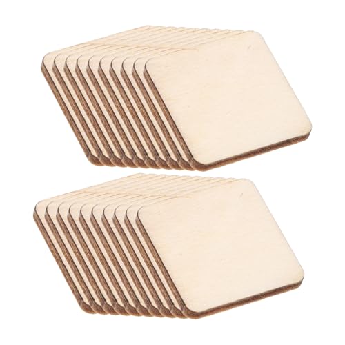 Gatuida 200 Stück Quadratische Holzscheiben Unbehandelte Diy Holzplättchen für Bastelarbeiten Bemalbare Holzstücke für Kunst Heimdekoration und Handgemachte Ornamente Gatuida 200 Stück Quadratische Holzscheiben Unbehandelte Diy Holzplättchen für Bastelarbeiten Bemalbare Holzstücke für Kunst Heimdekoration und Handgemachte Ornamente von Gatuida