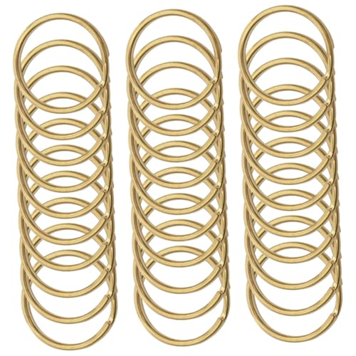 Gatuida 200 Stück Schlüsselringe aus Robustem Metall Langlebige Tragbare Ringe für Schlüsselanhänger DIY Schmuck und Farblich Beschichtete Schlüsselanhängerringe Vielseitig Verwendbar von Gatuida
