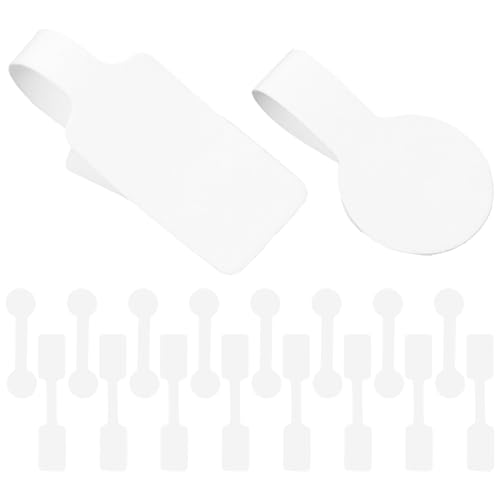 Gatuida 200 Stück Schmuck Preisschilder Selbstklebend Blanko Etiketten Vielseitig Einsetzbar Für Ringe Armbänder Halsketten Schmuckverpackung Und Kennzeichnung von Gatuida