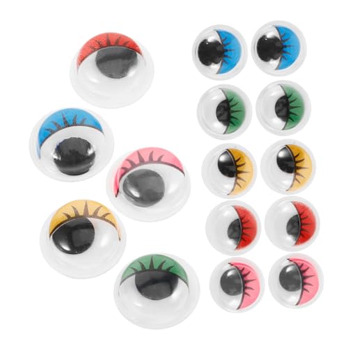 Gatuida 200 Stück Selbstklebende Bunte Wackelaugen mit Farbigen Wimpern für DIY Basteln Puppen Stofftiere und Amigurumi Lebendige Aufkleber für Kreative Handarbeiten Gatuida 200 Stück Selbstklebende Bunte Wackelaugen mit Farbigen Wimpern für DIY Basteln Puppen Stofftiere und Amigurumi Lebendige Aufkleber für Kreative Handarbeiten von Gatuida