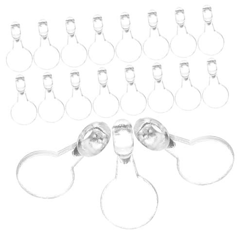 Gatuida 200 Stück Teiliges Klare Schmuckanhänger Bails für Ohrringherstellung DIY Basteln Wiederverwendbar Langlebig Eleganter Schmuckzubehör für Individuelle Kreationen von Gatuida