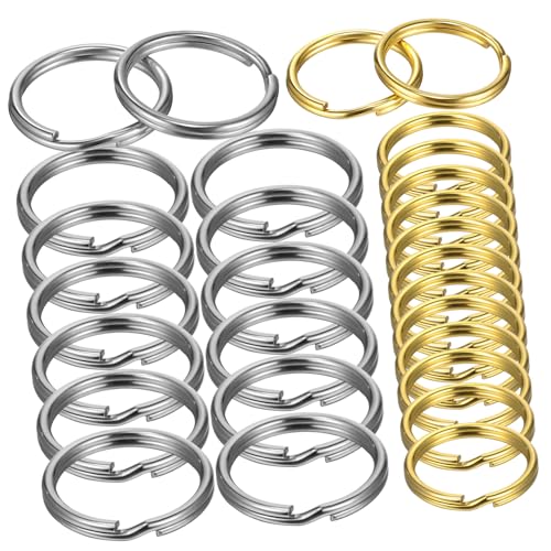 Gatuida 200 Stück Teiliges Runde Schlüsselringe und Kupfer Robuste Split Ringe zum Sicheren Befestigen von Schlüsseln für Schlüsselanhänger DIY Bastelprojekte und Schlüsselorganisation Gatuida 200 Stück Teiliges Runde Schlüsselringe und Kupfer Robuste Split Ringe zum Sicheren Befestigen von Schlüsseln für Schlüsselanhänger DIY Bastelprojekte und Schlüsselorganisation von Gatuida